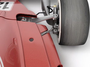 Ferrari F1 312T 1975 3D Model