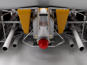 Ferrari F1 312T 1975 3D Model