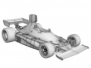 Ferrari F1 312T 1975 3D Model
