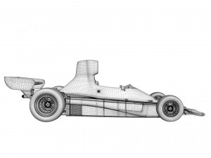 Ferrari F1 312T 1975 3D Model