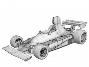 Ferrari F1 312T 1975 3D Model