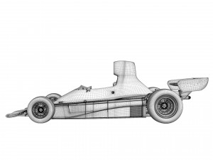 Ferrari F1 312T 1975 3D Model