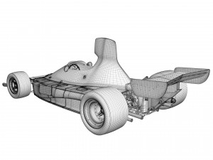 Ferrari F1 312T 1975 3D Model