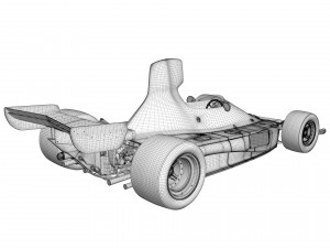 Ferrari F1 312T 1975 3D Model