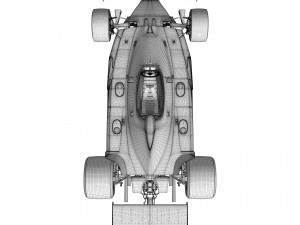 Ferrari F1 312T 1975 3D Model