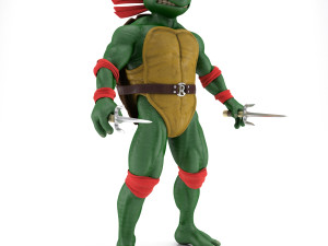 TMNT Ninja Turtles Raphael Modelo 3D