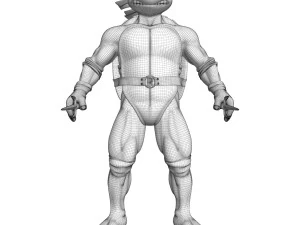 Raffaello delle Tartarughe Ninja delle TMNT Modello 3D