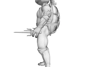 Raffaello delle Tartarughe Ninja delle TMNT Modello 3D
