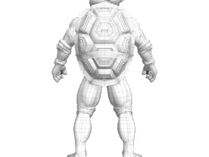Raffaello delle Tartarughe Ninja delle TMNT Modello 3D