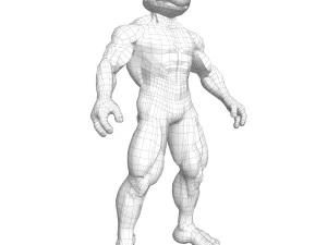 Raffaello delle Tartarughe Ninja delle TMNT Modello 3D