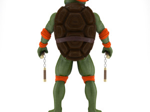 TMNT Ninja Turtles Michelangelo 3Dモデル