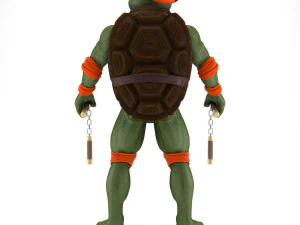 TMNT Ninja Turtles Michelangelo 3D Model