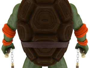 TMNT Ninja Turtles Michelangelo 3D Model