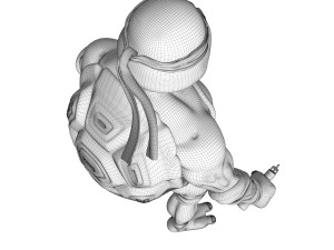 TMNT Ninja Turtles Michelangelo 3Dモデル