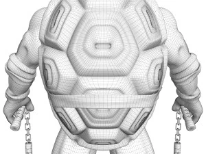 TMNT Ninja Turtles Michelangelo 3D Model