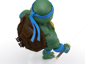 TMNT Ninja Turtles Leonardo 3D Model
