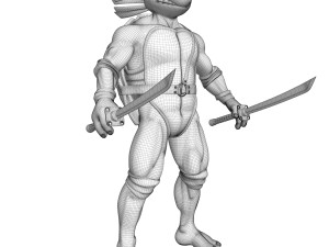 TMNT Ninja Turtles Leonardo 3D Model