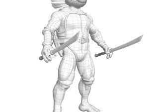 TMNT Ninja Turtles Leonardo 3D Model