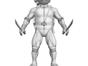 TMNT Ninja Turtles Leonardo 3D Model