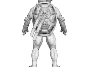 TMNT Ninja Turtles Leonardo 3D Model