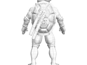 TMNT Ninja Turtles Leonardo 3D Model