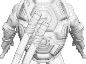 TMNT Ninja Turtles Leonardo 3D Model