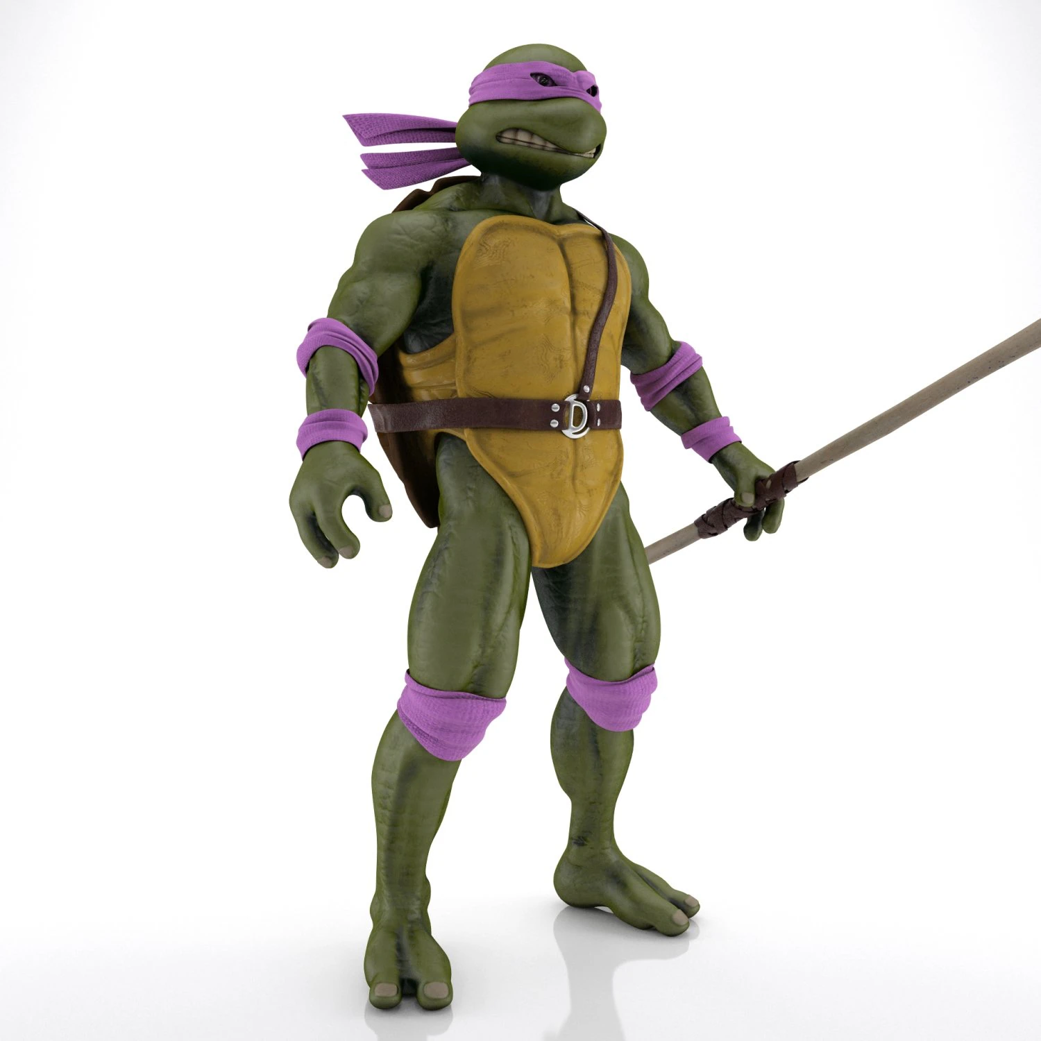 TMNT Ninja Turtles Donatello 3D Model .c4d .max .obj .3ds .fbx .stl .blend