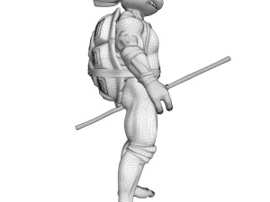 TMNT Ninja Turtles Donatello 3D Model