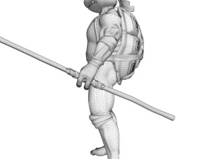 TMNT Ninja Turtles Donatello 3D Model