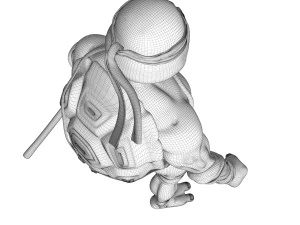 TMNT Ninja Turtles Donatello 3D Model