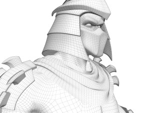 TMNT Shredder 3D मॉडल