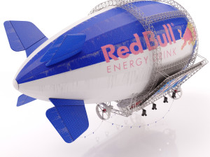 Advertising Zeppelin Model 3D