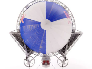 广告齐柏林飞艇 3D 模型