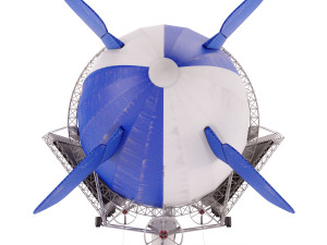 Advertising Zeppelin Model 3D