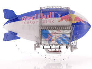 Advertising Zeppelin Model 3D