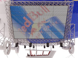 广告齐柏林飞艇 3D 模型