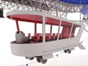 Advertising Zeppelin Model 3D