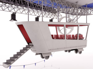 Advertising Zeppelin Model 3D