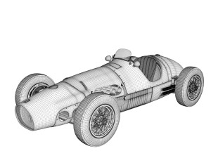 Ferrari F2 500 1952 Model 3D