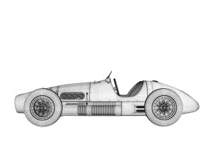 Ferrari F2 500 1952 Model 3D