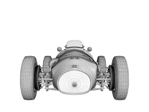 Ferrari F2 500 1952 3D Model