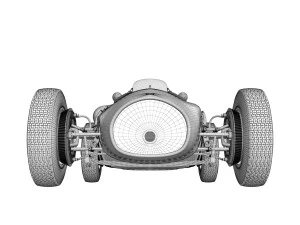 Ferrari F2 500 1952 3D Model