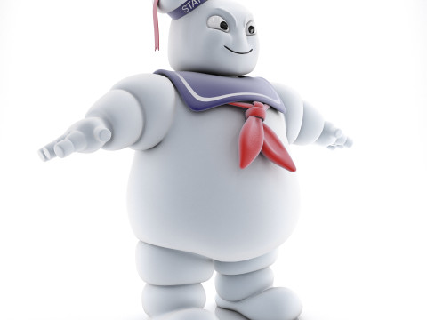 Stay Puft Marshmallow Man Ghostbusters Modelo 3D
