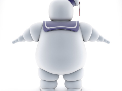 Stay Puft Marshmallow Man Ghostbusters 3Dモデル
