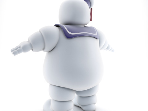 Stay Puft Marshmallow Man Ghostbusters 3Dモデル