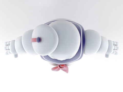 Stay Puft Marshmallow Man Ghostbusters 3Dモデル