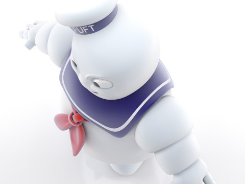 Stay Puft Marshmallow Man Ghostbusters 3Dモデル