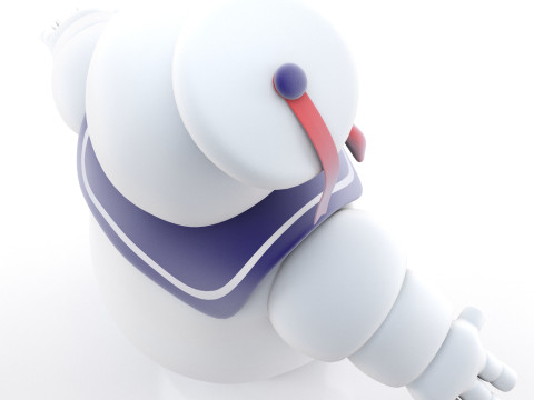 Stay Puft Marshmallow Man Ghostbusters 3Dモデル