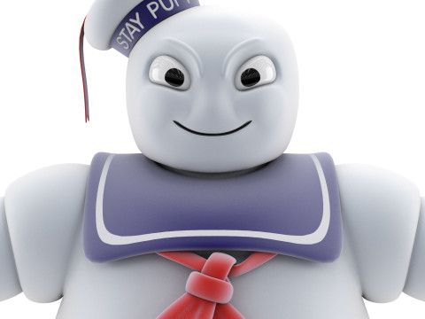 Stay Puft Marshmallow Man Ghostbusters 3Dモデル