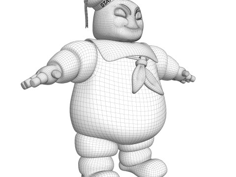 Stay Puft Marshmallow Man Ghostbusters 3Dモデル
